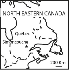 Location of the Mini-FACE facility at Simoncouche